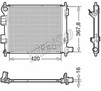 25310B9000 Radiatore Motore per HYUNDAI i10 1.0 - 1.2 BENZINA 2013-> NUOVO ORIG.