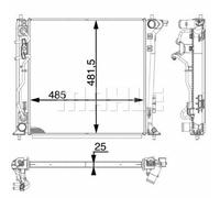 MAHLE CR 1977 000P Radiatore motore