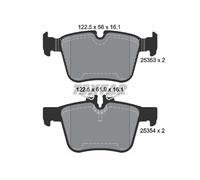 2535301 TEXTAR Kit pastiglie freno, Freno a disco per MERCEDES-BENZ,MERCEDES-BEN