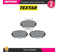 2536501 Kit pastiglie freno, Freno a disco anteriore (MARCA TEXTAR)..