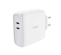 Trust Caricatore Maxo 65W 2P Usb-C Bianco