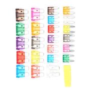 254 pezzi Assortimento Kit fusibili lama Assortimento di ricambio fusibili lama piccola e media 2A 3A 5A 7.5A 10A 15A 20A 25A 30A 35A 40A per auto camion barca