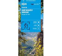 2540SB ST-BEAUZELY AGUESSAC GORGES DU TARN: 1:25000