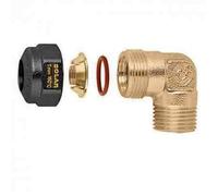254758 Raccordo curvo maschio, meccanico a tenuta O-Ring 3/4 M - 18 CALEFFI