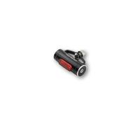 255-164 Highsider Fanale Posteriore LED Conero T Nero Rosso Vetro Contrassegno E