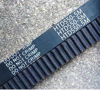 255-5M-15 Denti 52 Lunghezza 255mm Larghezza 15mm 5M Cinghia Dentata Gomma Cintura Ad Anello Chiuso 255 HTD 5M S5M 5 Pezzi HTD5M Cinghia Dentata Motore
