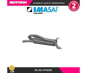255107 Silenziatore posteriore adatto a Fiat Bravo-Delta II (MARCA IMASAF)..