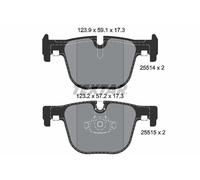 2551401 TEXTAR Kit pastiglie freno, Freno a disco per BMW,BMW (BRILLIANCE)