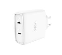 25526 MAXO 65W 2P USB-C GAN CHARGER WHT