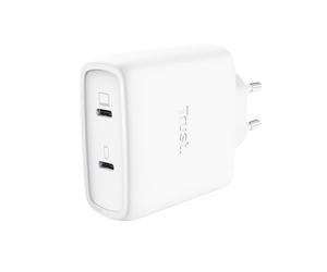 25526 MAXO 65W 2P USB-C GAN CHARGER WHT