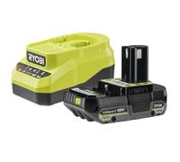 255297 Batteria RYOBI da 2 Ah + caricabatterie RC18120A-120C