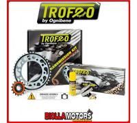 255713000 KIT CATENA CORONA PIGNONE TROFEO YAMAHA YBR 125 2007- 125CC