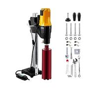 255mm Verticale Diamond Core Drill Rig Stand 4450W Heavy Duty Engineering Bench Perforatrice for marmo in calcestruzzo a secco,Alta Stabilità