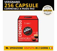 256 Capsule Cremoso Vergnano Compatibili Lavazza A Modo Mio