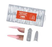 256 pezzi Easy Nails Art Stampi con sandwich Design per estensione senza carta, necessari per principianti e saloni