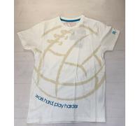 2560/311 MACRON RESEARCH T-SHIRT COTONE WORK HARD PLAY HARDER MAGLIETTA MAGLIA