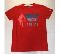 2560/312 MACRON RESEARCH T-SHIRT COTONE WORK HARD PLAY HARDER MAGLIETTA MAGLIA