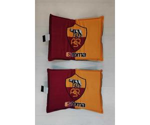 2560/372 AS ROMA SET 2 CUSCINI PORTATILI DA VIAGGIO PIEGHEVOLI POGIATESTA 36X26