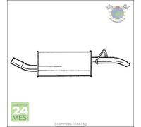 #25633 Silenziatore Marmitta Posteriore Per Ford Fiesta Iii Benzina 1989>1997