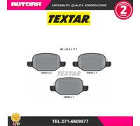 Set di pastiglie freno TEXTAR 2565201, posteriore
