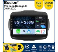 256G Android14 Autoradio Car Stereo GPS Carplay Navi Per Jeep Renegade 2016-2020