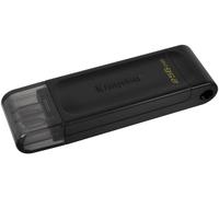 256GB Kingston Data Traveler 70 USB3.2 Tipo C Flash Drive - Nero