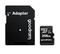 Goodram Micro Sd M1aa Cl10 Uhs-i 256gb+adapter One Size Black / White