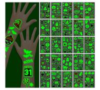 257+ Stili tatuaggi temporanei di Halloween, adesivi di tatuaggi di fantasmi di zucca per bambini, 28 foglie finte tatuaggi di Halloween Forniture di festa decorazioni per ragazzi ragazze