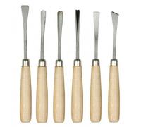 Set 6 scalpelli di legno per intagliare 160 mm