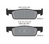 2570201 TEXTAR Kit pastiglie freno, Freno a disco per DACIA,MERCEDES-BENZ,RENAUL