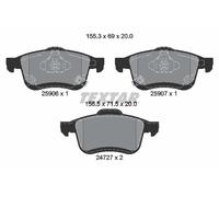 2590601 Kit pastiglie freno, Freno a disco Textar