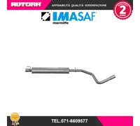 259106 Silenziatore centrale adatto a Fiat Stilo (MARCA IMASAF)..