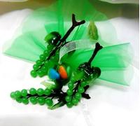 25949 Bomboniere Grappolo d'uva in vetro stile murano (kit 24 pezzi)