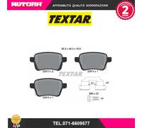 2597301 Kit pastiglie freno posteriore Fiat 500 L (MARCA TEXTAR)..