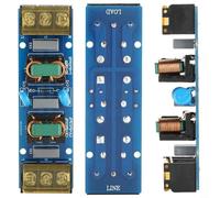 25a Filtro di alimentazione a due stadi Modulo filtro di ingresso per modalità comune per Plus Differenziale-Mode High Frequency Low Pass Noise Suppressor Alimentatore AC