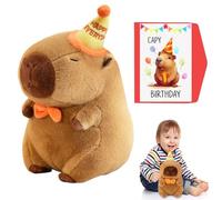 25cm Animali Di Peluche, Capybara Peluche, Peluche Morbidissimi,Biglietti di compleanno Capybara , peluche cuscino bambola morbido cotone peluche bambola, per bambini ragazze ragazzi compleanno Natal
