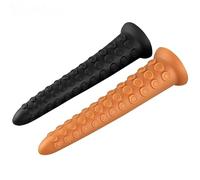 25CM Silicone Liquido Enorme Anale Plug Dildo Sesso Prodotto Morbido Octopus Tentacles Dilator Anale per Stimolare Anus Vagina Butt Plug Giocattolo Del Sesso (arancione)
