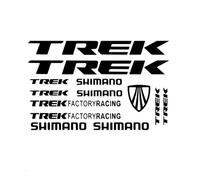 25cm TREK ADESIVI BICI STICKERS BIKE M&TB BDC BICICLETTA PRESPAZIATI Auto Bicicletta Moto Accessori(BK,30cm)