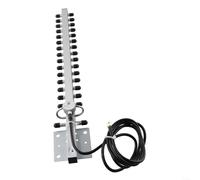 25dBi WiFi direzionale esterno 2,4 GHz ad alto guadagno per ripetitore di segnale Yagi con connettore RP-SMA per modem router wireless per punto di accesso cavo da 1,5 m nero