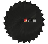 25er Set din A4 Archi Nero 30x21cm Oracal 621 Pellicola Lucida Auto Plotter