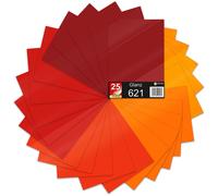 25er Set din A4 Archi Rosso 30x21cm Oracal 621 Pellicola Lucida Auto Plotter