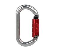25KN Arrampicata Moschettone O Forma Auto Vite Gancio Arrampicata Fibbia Rock Fibbia Arrampicata Moschettone