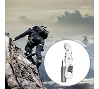 25KN Rock Climbing Discensore Autofrenante Morsetto per fune Moschettone per