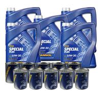 25L MANNOL 7512 Special Plus 10W-30 olio motore per Api Sn Acea A3/B3 Incl.