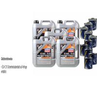 25L Olio Motore Liqui Moly Top Tec 4200 5W-30 5X Motor Doctor + Motor Flush