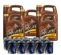 25L PEMCO idrive 050 olio motore Api CH-4 SAE 50 Incl. Motore Flush Doctor