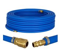 25m Tubo flessibile per aria compressa con raccordo a sgancio rapido 9mm PVC Est