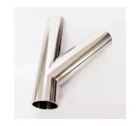25mm 1" Pipe OD Butt Welding Oblique Y-Shaped 3 Way SUS 304 Stainless Fitting Spliter Homebrew Beer Wine