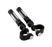 25mm 32mm Pedane per Moto da Strada Morsetto Barra di Protezione Motore Supporto Poggiapiedi Protezione Motore Posteriore Pedane(Black)