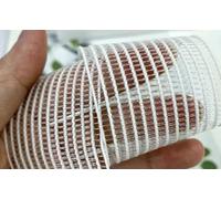 25mm 35mm 40mm 50mm Fascia elastica a rete trasparente traforata per cucire biancheria intima, gonna, cintura, fascia elastica morbida e traspirante - N. 1-25mm - 5M